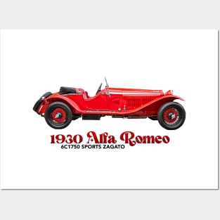 1930 Alfa Romeo 6C1750 Sports Zagato Posters and Art